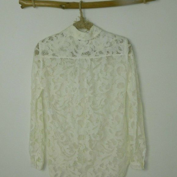 Diane Von Furstenberg Lorelei Two Bloom Lace White - Picture 6 of 10